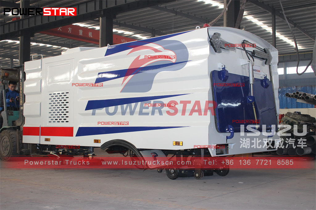 Kit spazzatrice stradale POWERSTAR 5000L da montare su telaio serie HINO 300 ed esportare in Indonesia
    