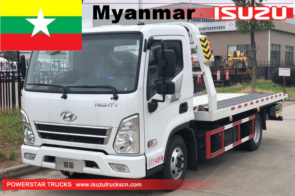 Myanmar - 1 unità Autocarro demolitore a pianale Hyundai
    