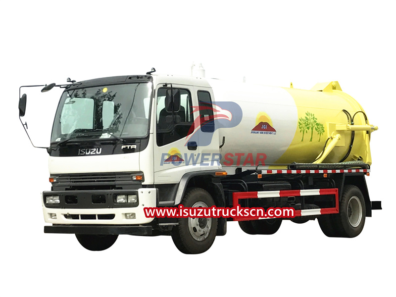 Come utilizzare correttamente il camion aspirante a vuoto Isuzu FTR
    