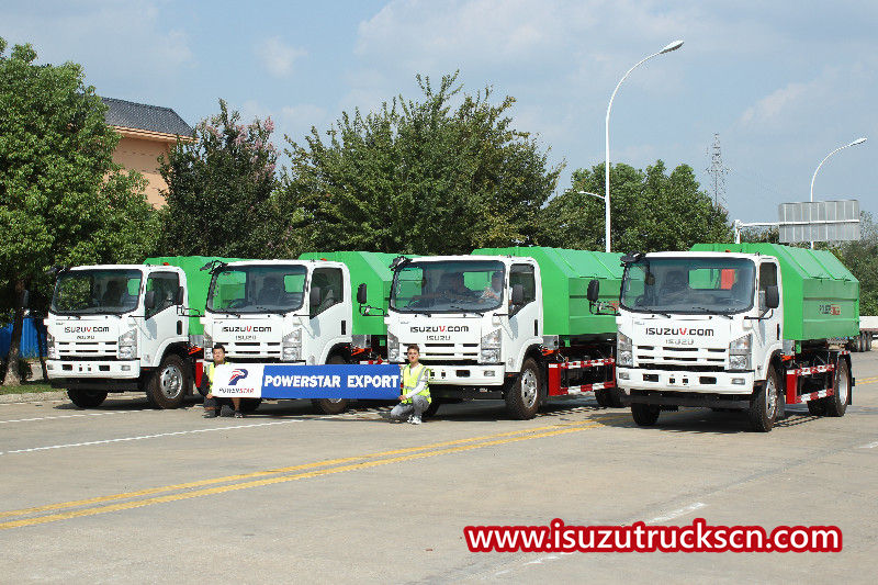 Camion della spazzatura con scarrabile Mongolia Isuzu 4x2 QL1100A8KAY
    