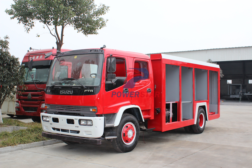 Come costruire una ruck antincendio in schiuma di qualità con il telaio del camion ISUZU FTR?
    