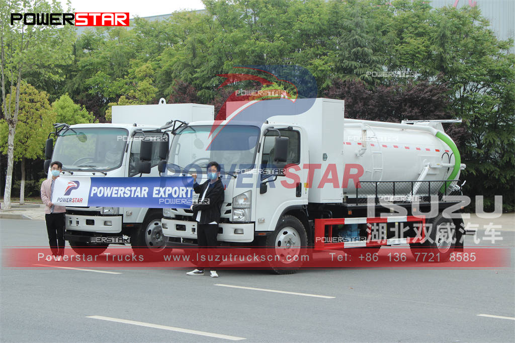 Camion aspirante a vuoto ISUZU 6000L con pompa Italia MORO PM70A esportazione Filippine
    