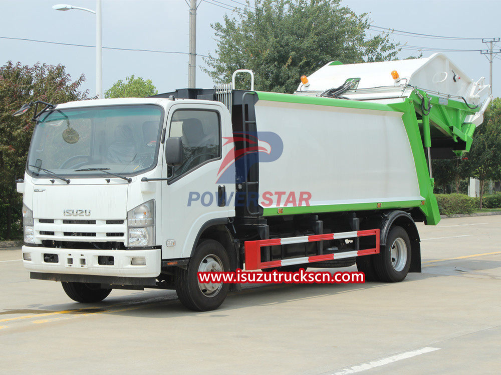 Impianto idraulico del camion della spazzatura a carico posteriore Isuzu
    