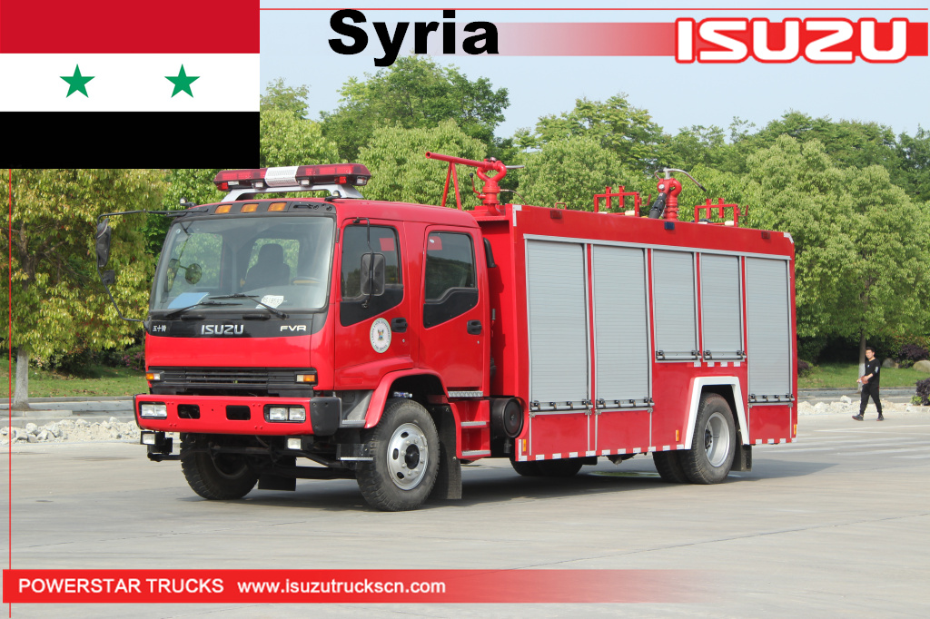 Siria - 1 unità ISUZU FVR Form Powder Fire Engine
    