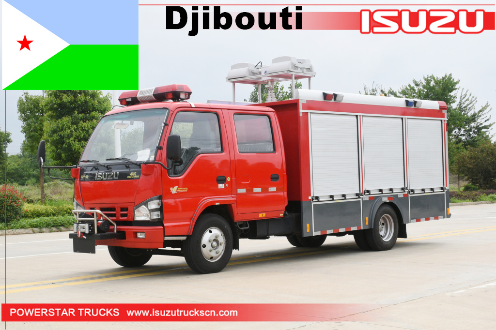 Gibuti - 1 unità di camion dei vigili del fuoco di salvataggio ISUZU
    