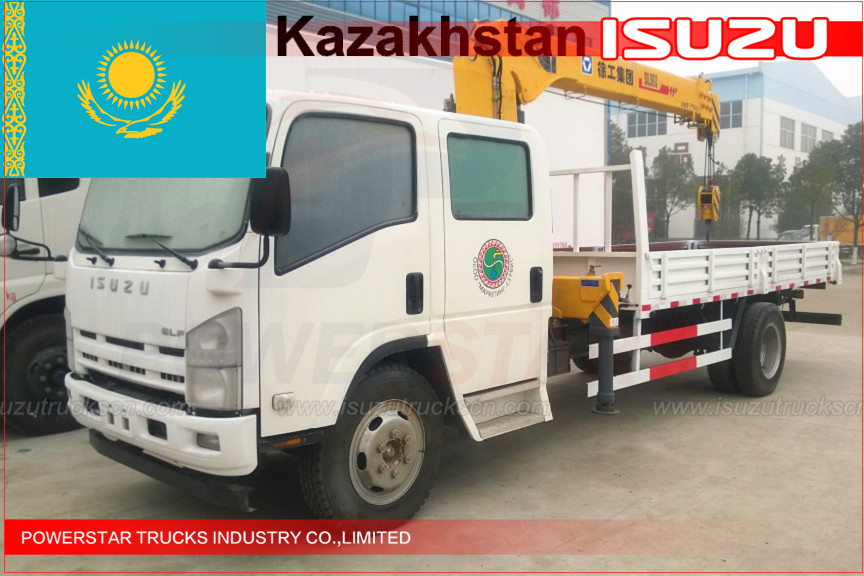 Autogru Isuzu a doppia cabina per il Kazakistan
    