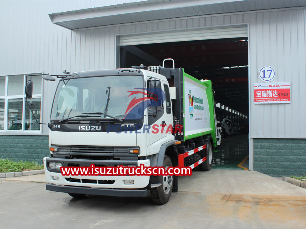 Vantaggi del camion compattatore di rifiuti Isuzu FTR
    