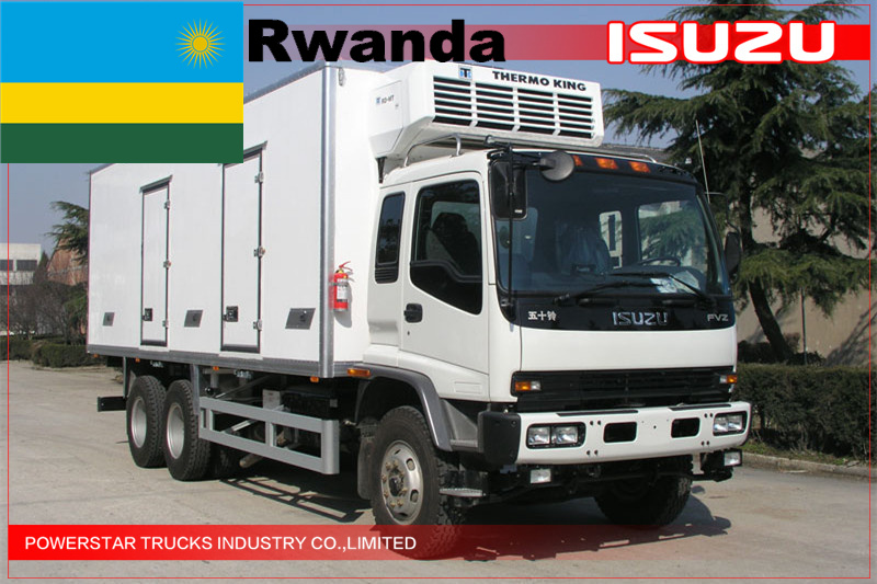 Camion frigorifero Isuzu per il Ruanda
    