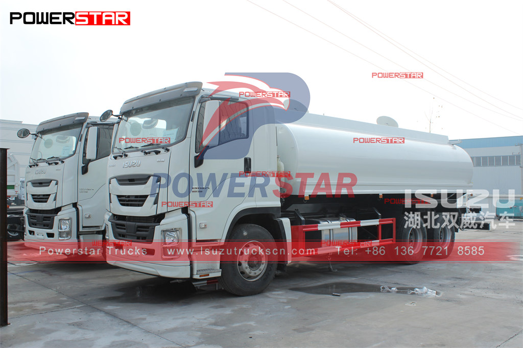 I camion cisterna con irrigatore d'acqua Bowser ISUZU GIGA 20cbm esportano la Siria
    