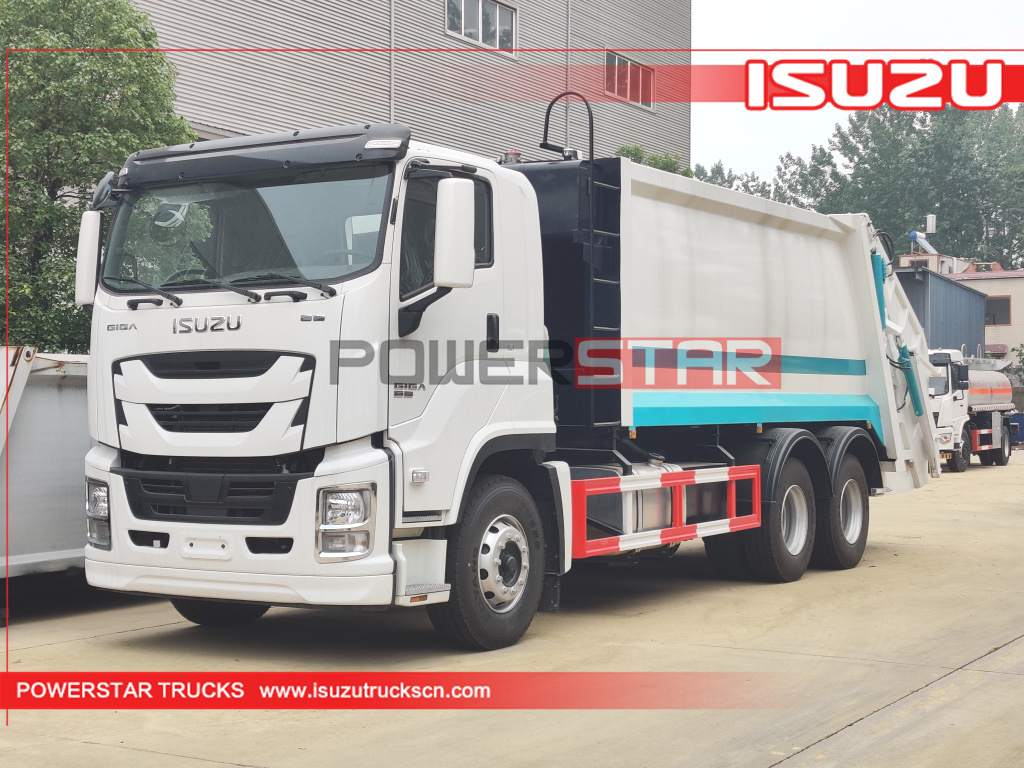 Camion compattatori per rifiuti con caricatore posteriore ISUZU GIGA 20cbm
    