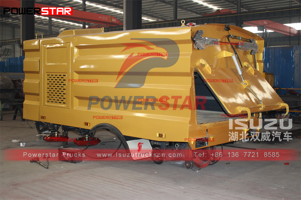 Esportazione del kit carrozzeria superiore per spazzatrice stradale POWERSTAR 4+1cbm in Pakistan sulla base del camion HINO 300
    