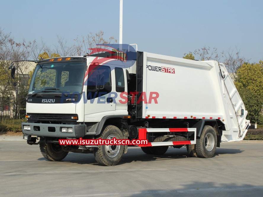 Lista di controllo dei test di fabbrica Isuzu del compattatore di rifiuti per camion
    