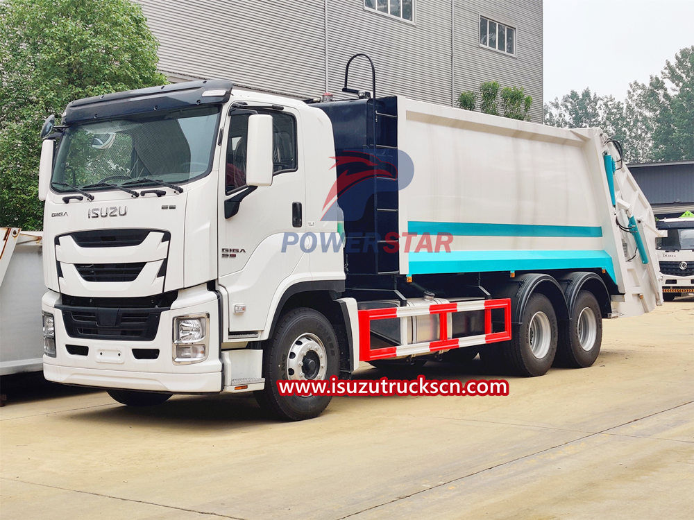 Piano di utilizzo del camion della spazzatura compressa Isuzu
    