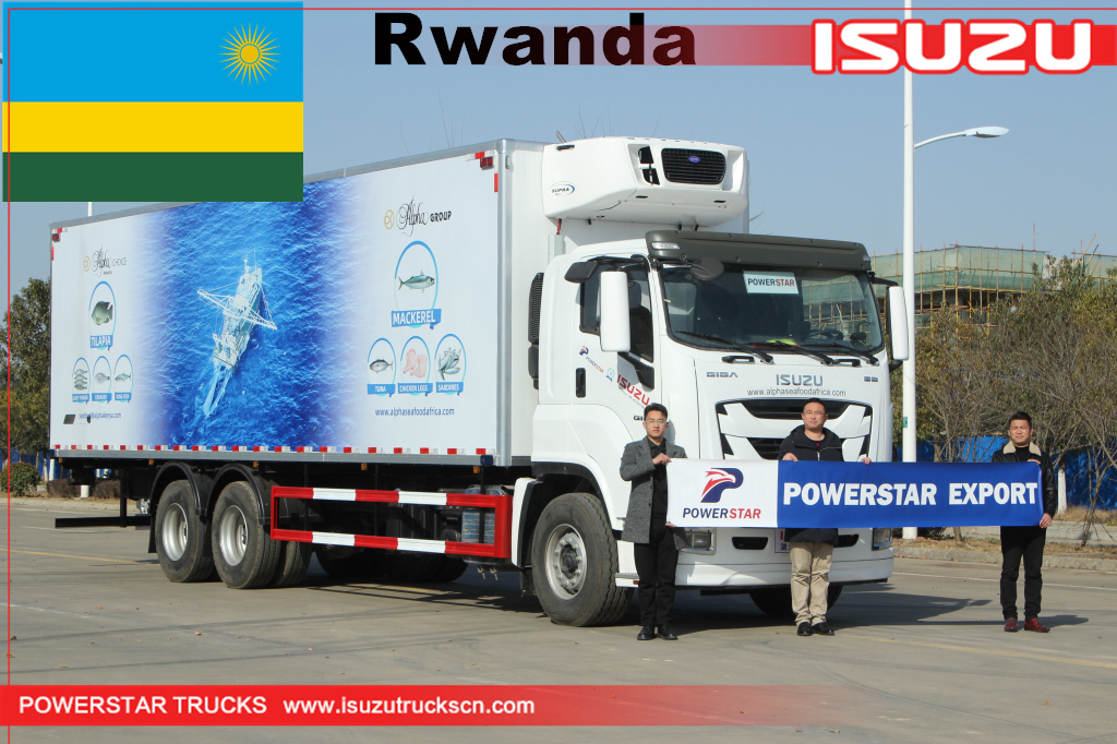 Ruanda - Camion congelatori per frutti di mare ISUZU GIGA
    