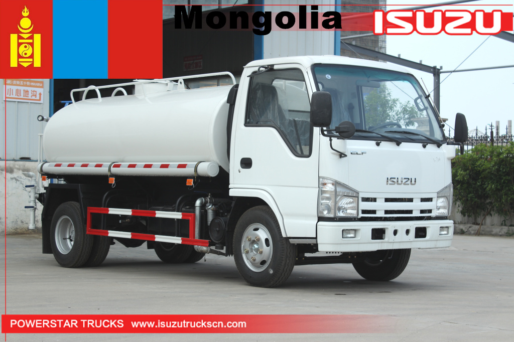 Monglia - 1 unità di autocisterne per spruzzatura d'acqua ISUZU
    