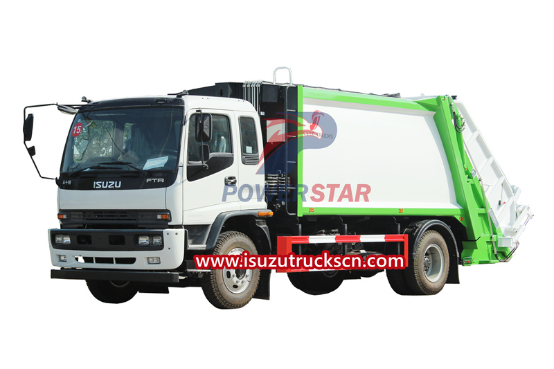 Come utilizzare il camion compattatore di rifiuti Isuzu FTR
    