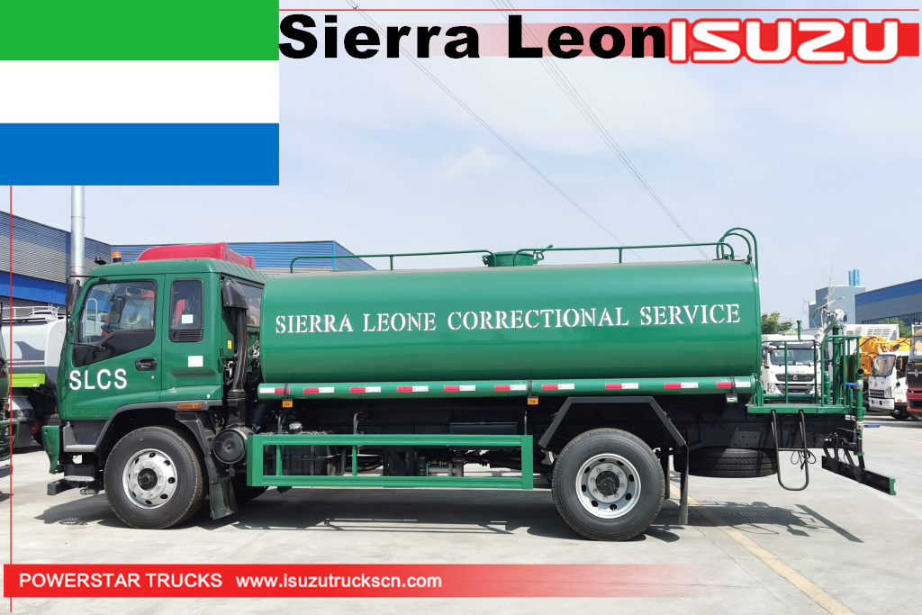 Sierra Leone - 1 unità di camion cisterna per acqua ISUZU FVR
    