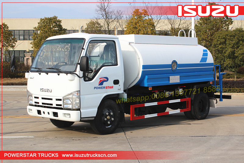 Bowser d'acqua ISUZU per camion d'acqua costruito dal cliente
    