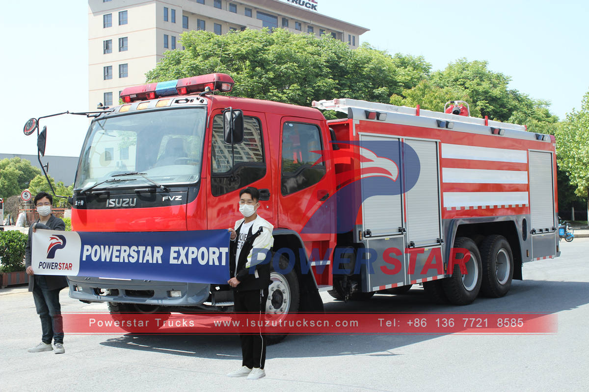 Camion antincendio ISUZU FVZ personalizzato per le Filippine
    