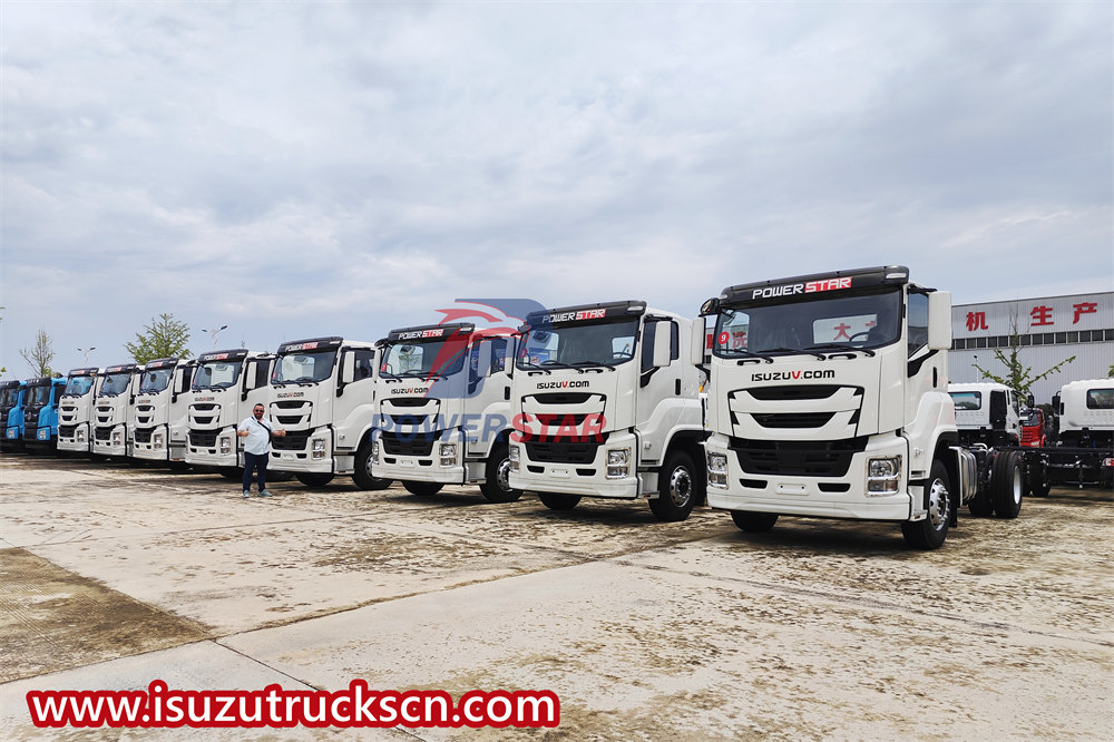 15 unità di telaio per camion Isuzu VC66 FTR sono ordinate dal cliente europeo
    