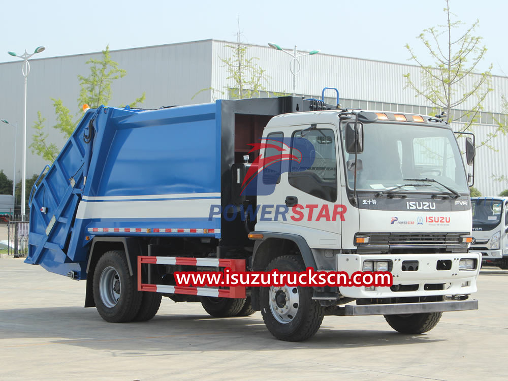 Vantaggi del camion compattatore di rifiuti Isuzu FVR
    