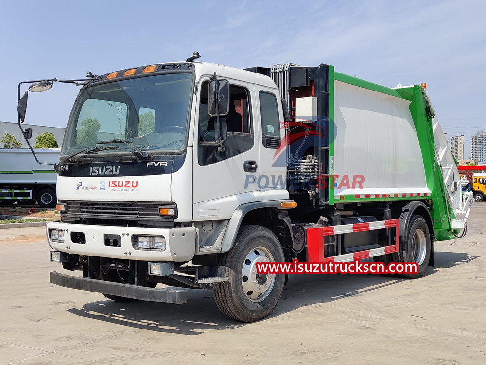 Introduzione alla funzione del camion della spazzatura compresso Isuzu
    