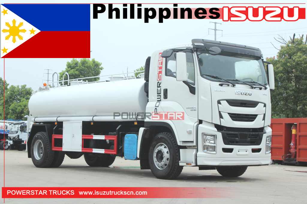 Filippine -1 unità ISUZU GIGA VC61 camion per la consegna di acqua potabile
    