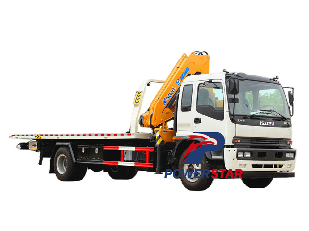 Autocarro demolitore Isuzu FTR con gru manuale
    