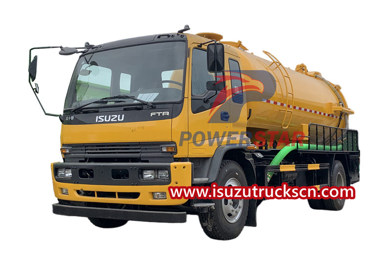 Autospurghi giapponesi Isuzu NPR 5.000L con motore 4HK1 190 CV
    