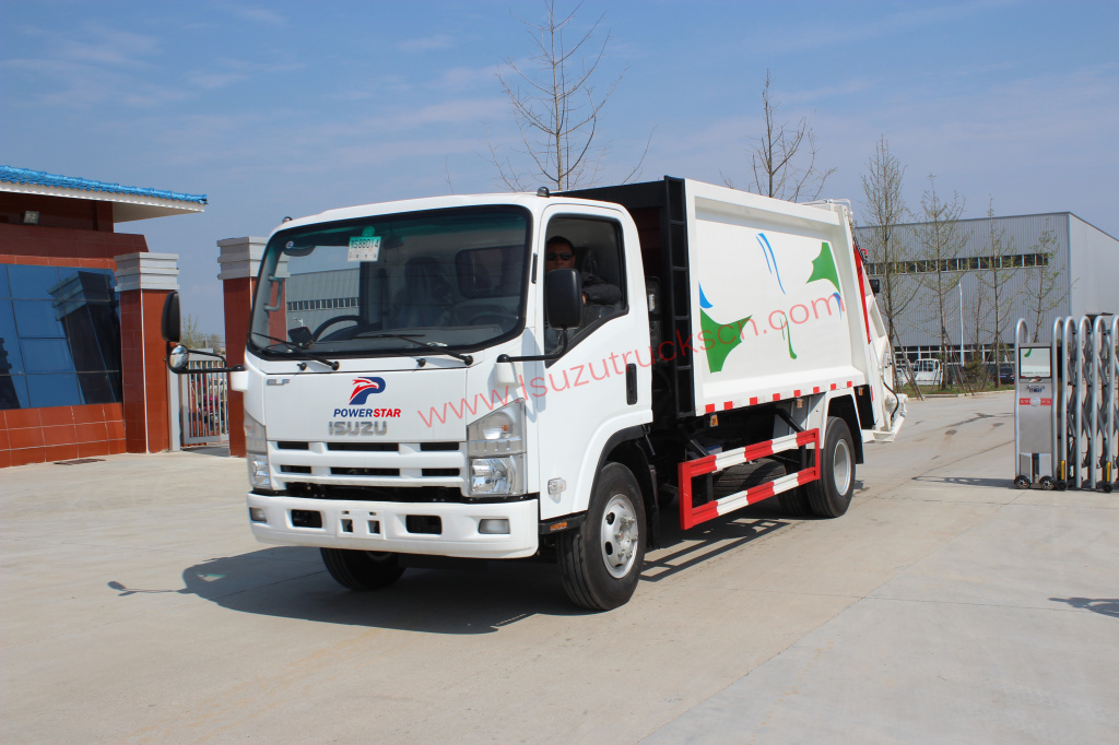 Come utilizzare il camion della spazzatura Isuzu Refuse Compactor?
    