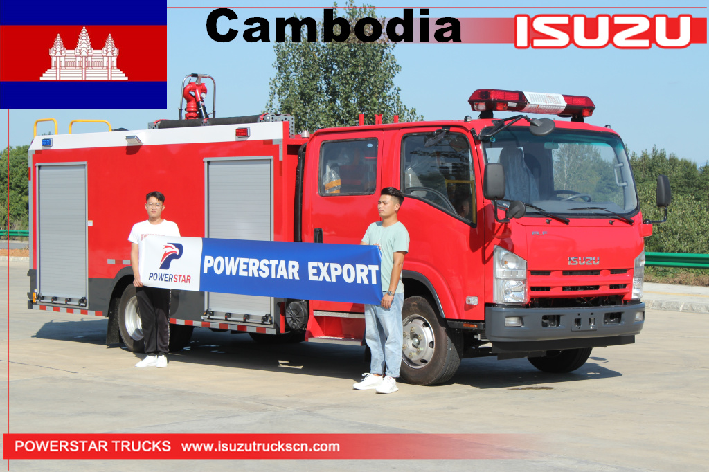 Cambogia - 1 unità ISUZU Rescue Water Fire Truck
    