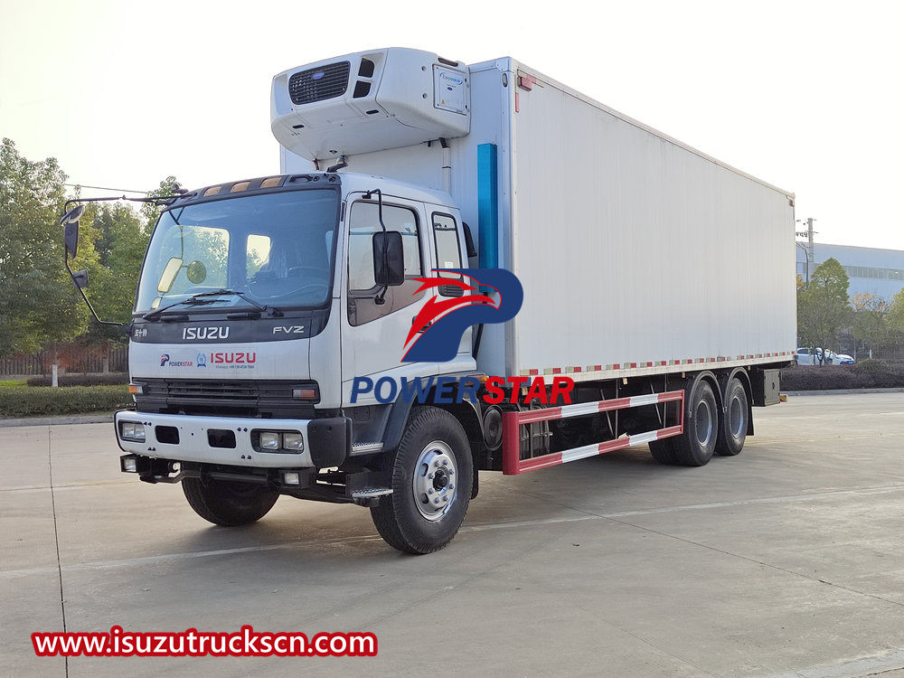 Composizione strutturale del camion frigorifero Isuzu
    